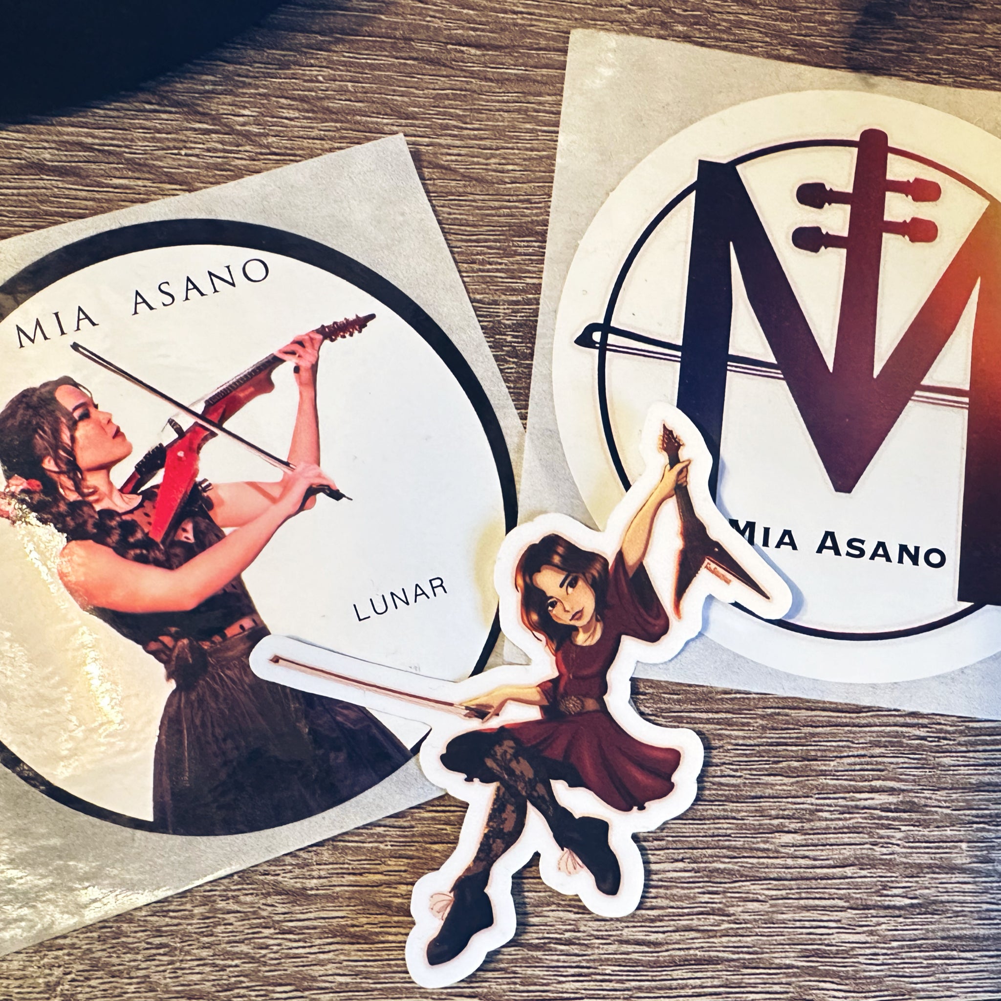 Mia Asano stickers are finally here!