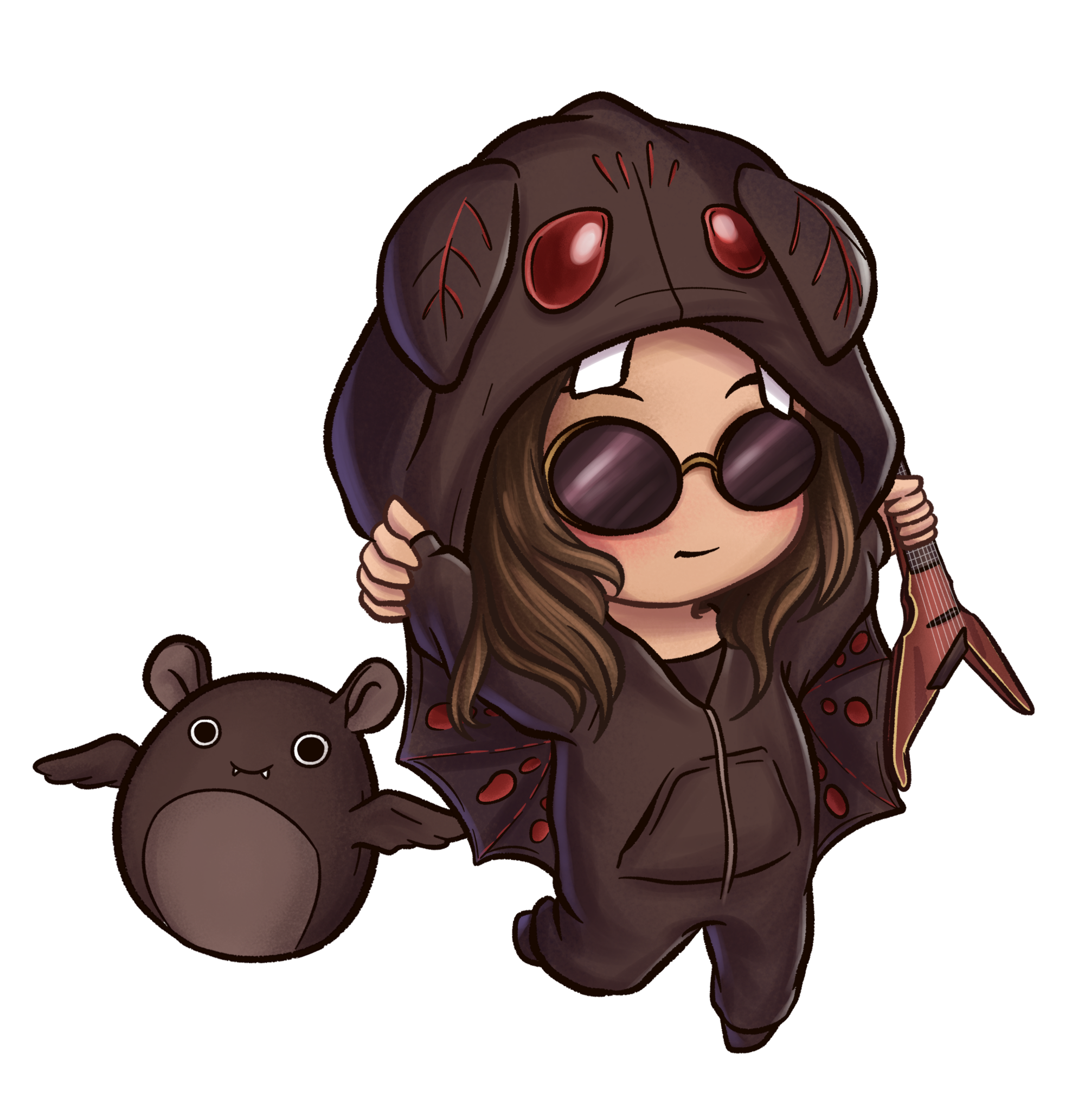 MothMia and Batthew sticker