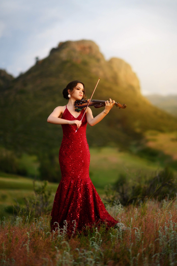 Red Dress Signed Print