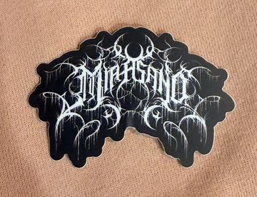 BLACK METAL LOGO Sticker