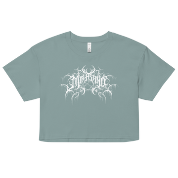Mia Asano metal Crop Top